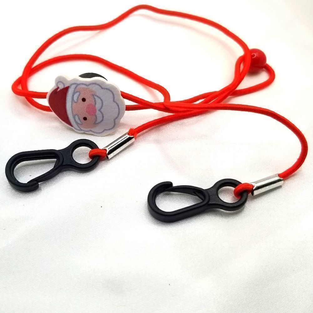 Christmas inspired Adustible face mask lanyard none slip Rope strap.
